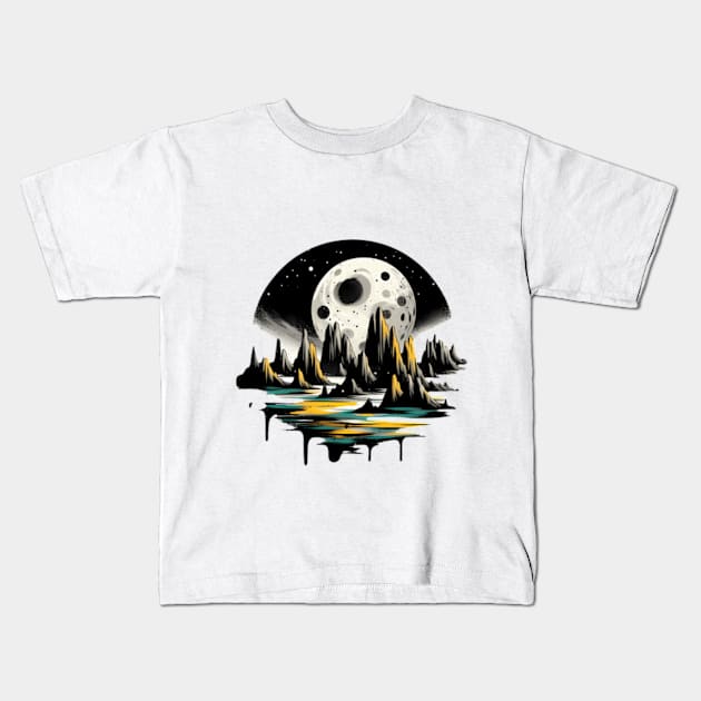 Pinnacles National Park Kids T-Shirt by Sil Ly